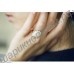 Колечко elegant mushroom head of white pearl